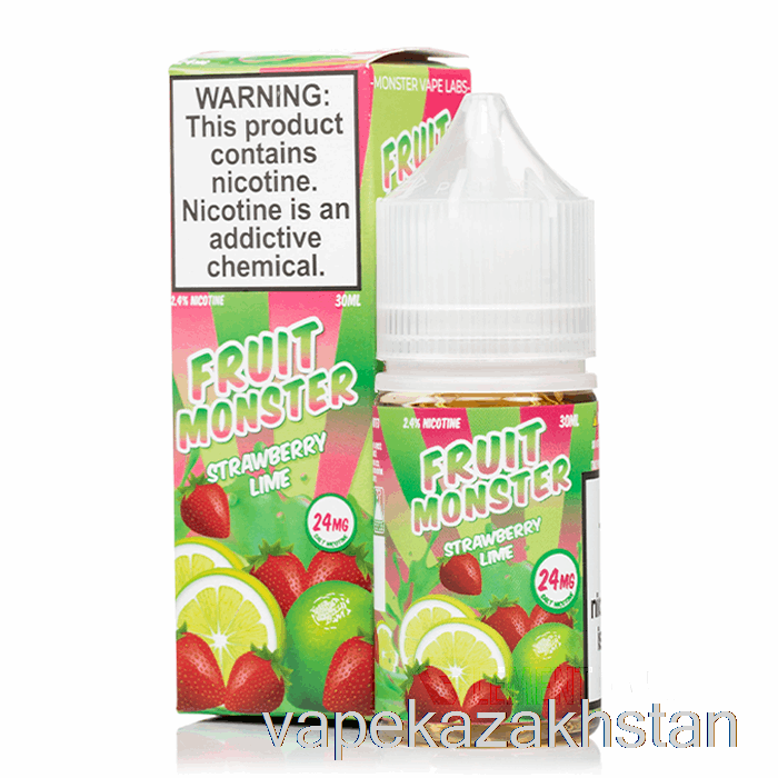 Vape Smoke Strawberry Lime - Fruit Monster Salts - 30mL 24mg